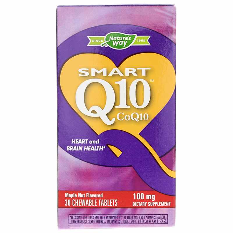 Natures Way Smart Q10 100 Mg 30 Chewable Tablets