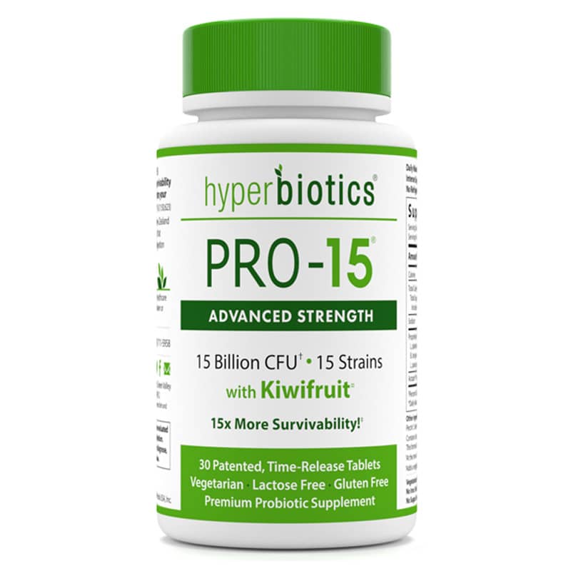 Hyperbiotics Pro-15 Advanced Strength 15 Billion CFU 30 Tablets