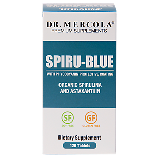 Spiru-Blue Organic Spirulina & Astaxanthin (120 Tablets)