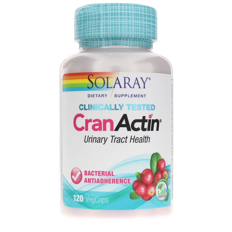Solaray CranActin Urinary Tract Health 120 Veg Capsules