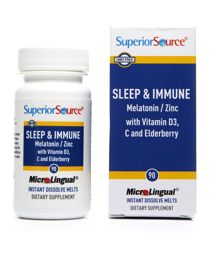 Superior Source - Sleep & Immune Formula - 90 Quick Dissolve Tablets