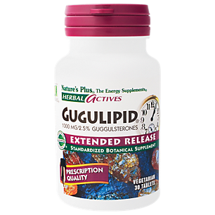 Gugulipid - Extended Release Standardized Botanical - 1,000 MG (30 Vegetarian Capsules)