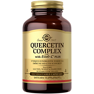 Quercetin Complex with Ester C Plus (100 Vegetarian Capsules)