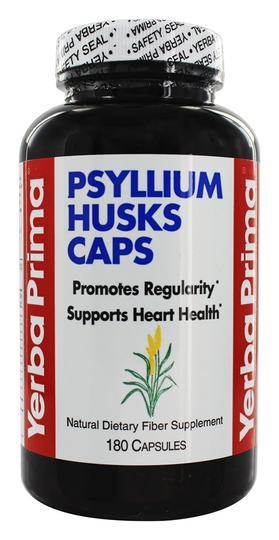 Yerba Prima - Psyllium Husks 625 mg. - 180 Capsules