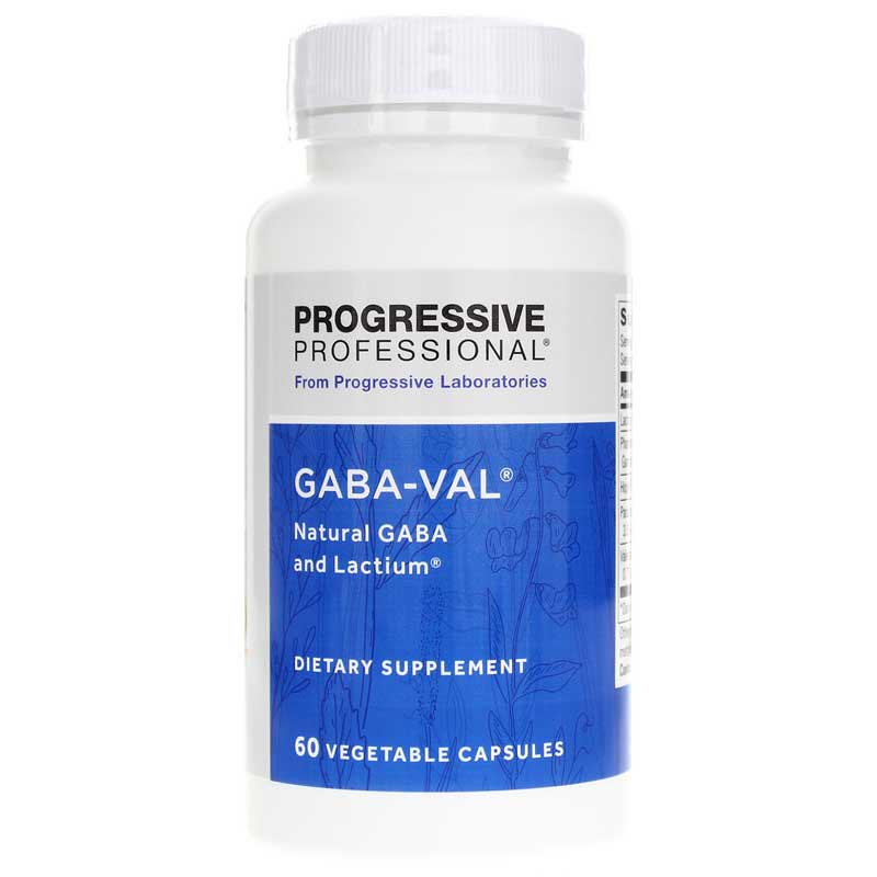 Progressive Labs GABA-Val Natural Gaba & Lactium 60 Veg Capsules