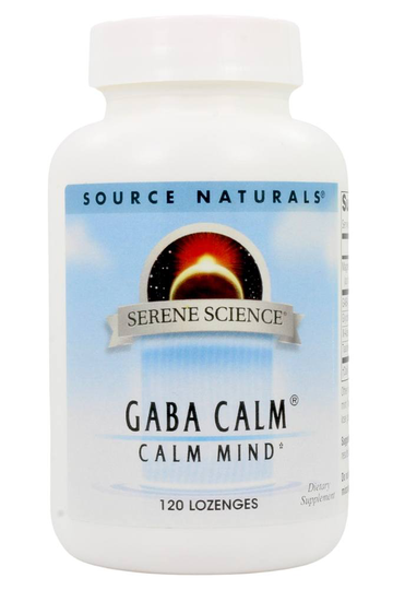 Source Naturals - GABA Calm Peppermint Flavored - 120 Lozenges