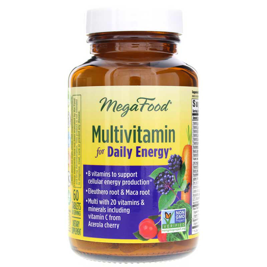 Megafood Multivitamin for Daily Energy 60 Tablets