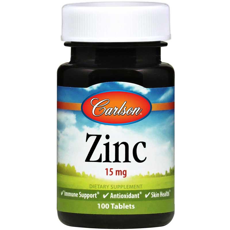 Carlson Labs Zinc 15 Mg 100 Tablets