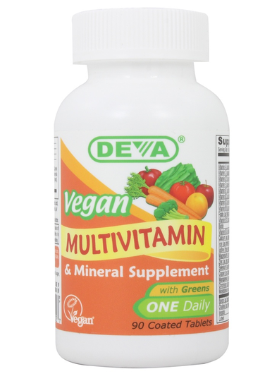 Deva Nutrition - Vegan Multivitamin & Mineral One Daily with Greens - 90 Tablets