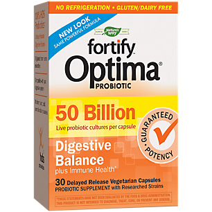 Primadophilus Optima Probiotic for Digestive Balance - 50 Billion CFUs (30 Vegetarian Capsules)