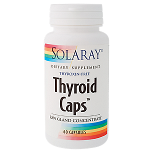 Thyroid Caps Raw Gland Concentrate - Thyroxin-Free (60 Capsules)