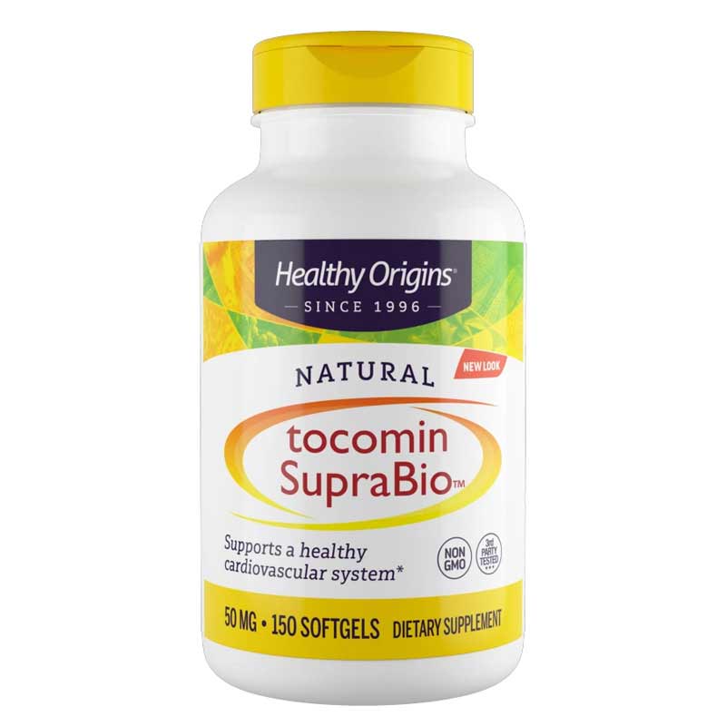 Healthy Origins Tocomin SupraBio Tocotrienol Complex 50 Mg 150 Softgels