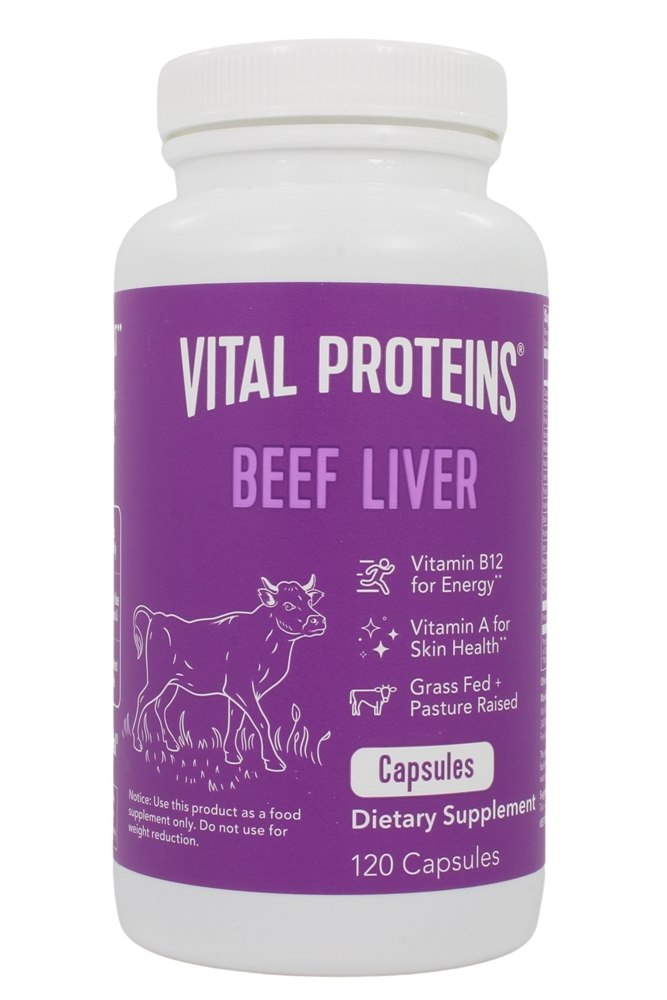 Vital Proteins - Beef Liver 750 mg. - 120 Capsules