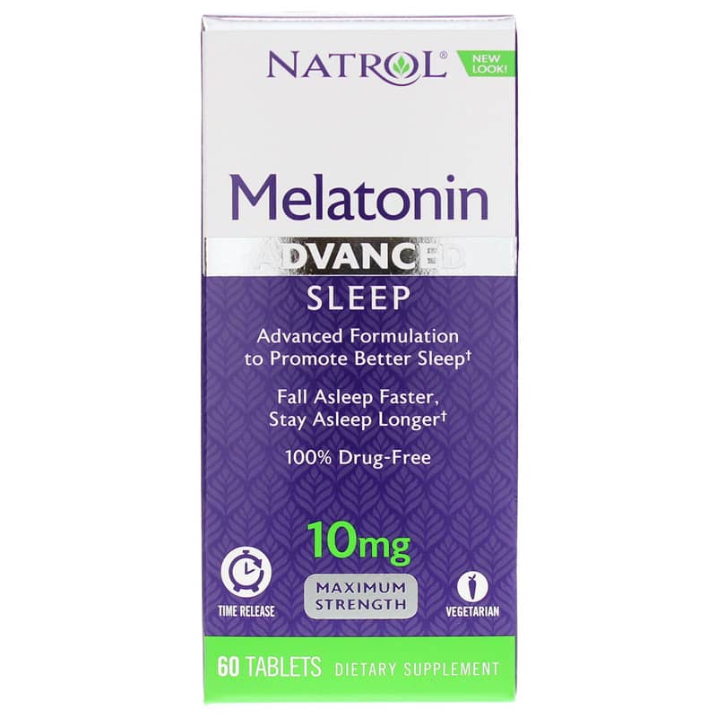 Natrol Melatonin Advanced Sleep 10 Mg 60 Tablets