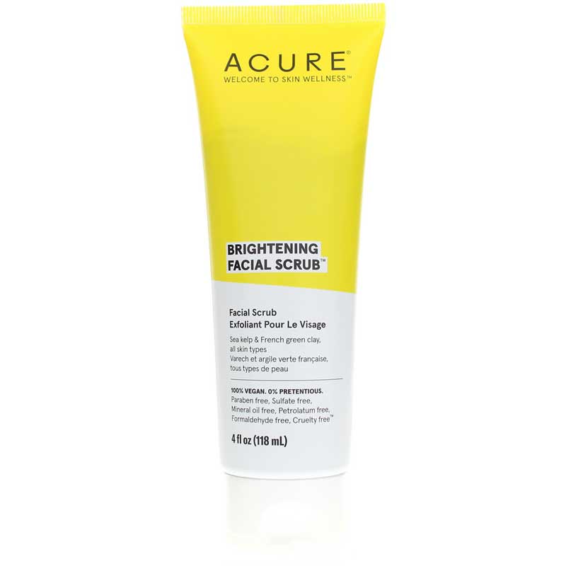 Acure Brightening Facial Scrub 4 Oz