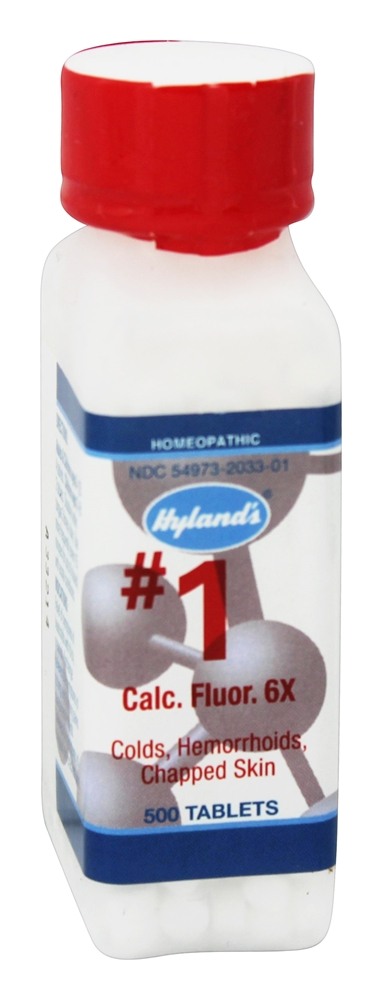Hylands - Cell Salts 1 Calcarea Fluorica 6 X - 500 Tablets