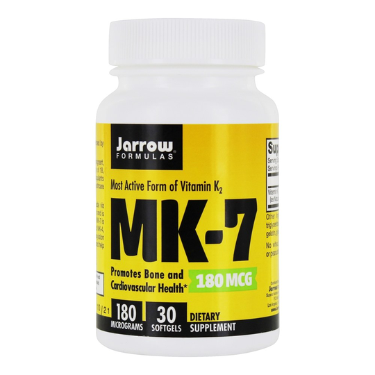 Jarrow Formulas - MK-7 for Bone and Cardiovascular Health 180 mcg. - 30 Softgels