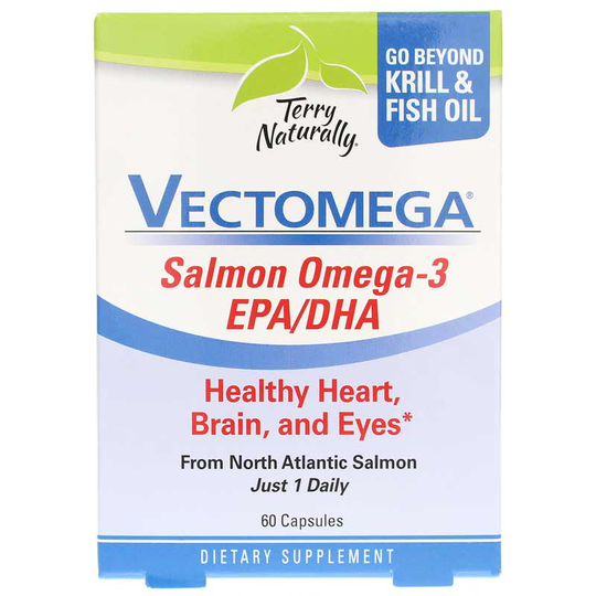 Terry Naturally Vectomega Salmon Omega-3 Epa/Dha 60 Capsules