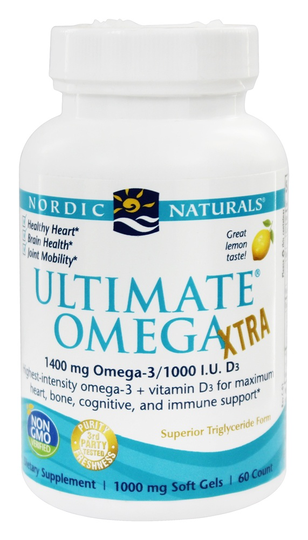 Nordic Naturals - Ultimate Omega Xtra Lemon 1000 mg. - 60 Softgels