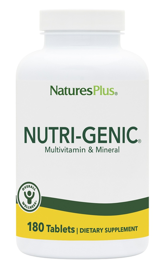 Natures Plus - Nutri-Genic Multivitamin & Mineral - 180 Tablets