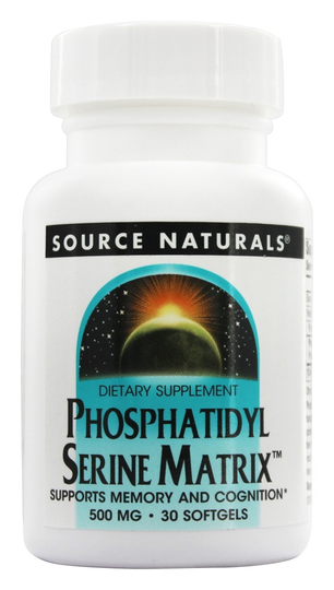 Source Naturals - Phosphatidyl Serine Matrix 500 mg. - 30 Softgels