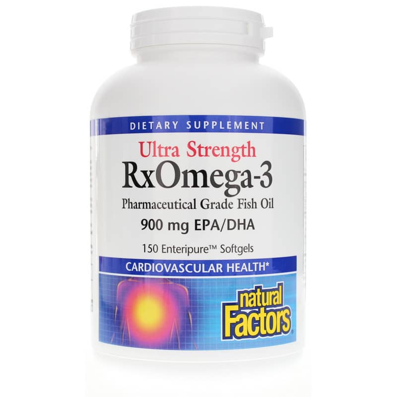 Natural Factors Ultra Strength RxOmega-3 Fish Oil 150 Softgels