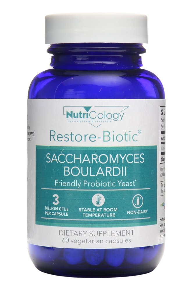Nutricology - Restore- Biotic Saccharomyces Boulardii - 60 Vegetarian Capsules