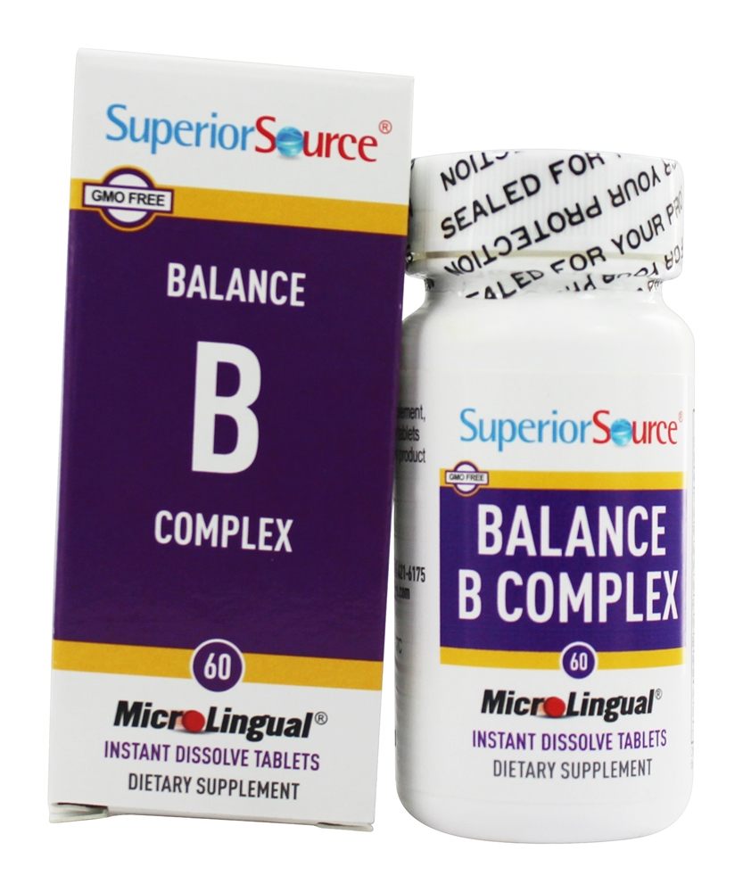 Superior Source - Balance B Complex - 60 Quick Dissolve Tablets