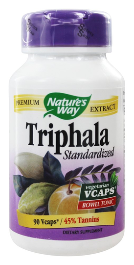 Nature's Way - Standardized Triphala - 90 Vegetarian Capsules