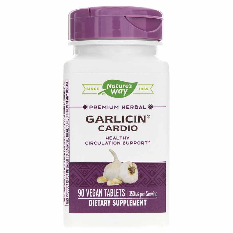 Natures Way Garlicin Cardio 90 Vegan Tablets