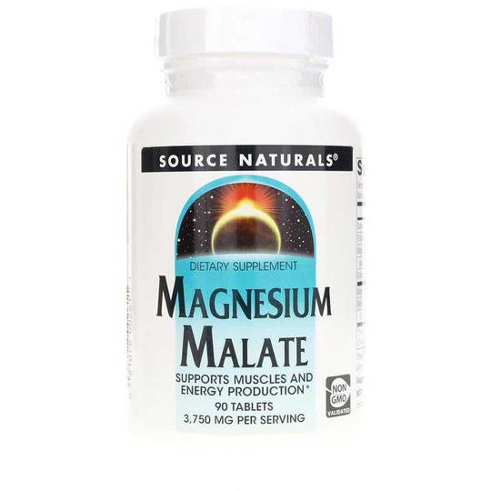 Source Naturals Magnesium Malate, 90 Tablets