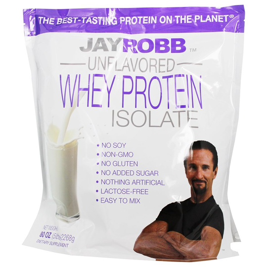 Jay Robb - Whey Protein Isolate Unflavored - 5 lbs.