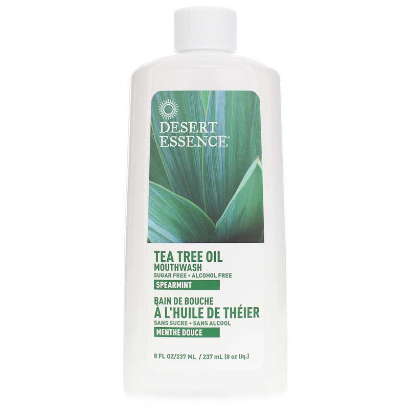 Desert Essence Tea Tree Oil Mouthwash 8 Oz