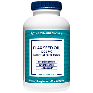 Organic Flax Seed Oil - Essential Fatty Acids for Cardiovascular Support - 1,000 MG (240 Softgels)