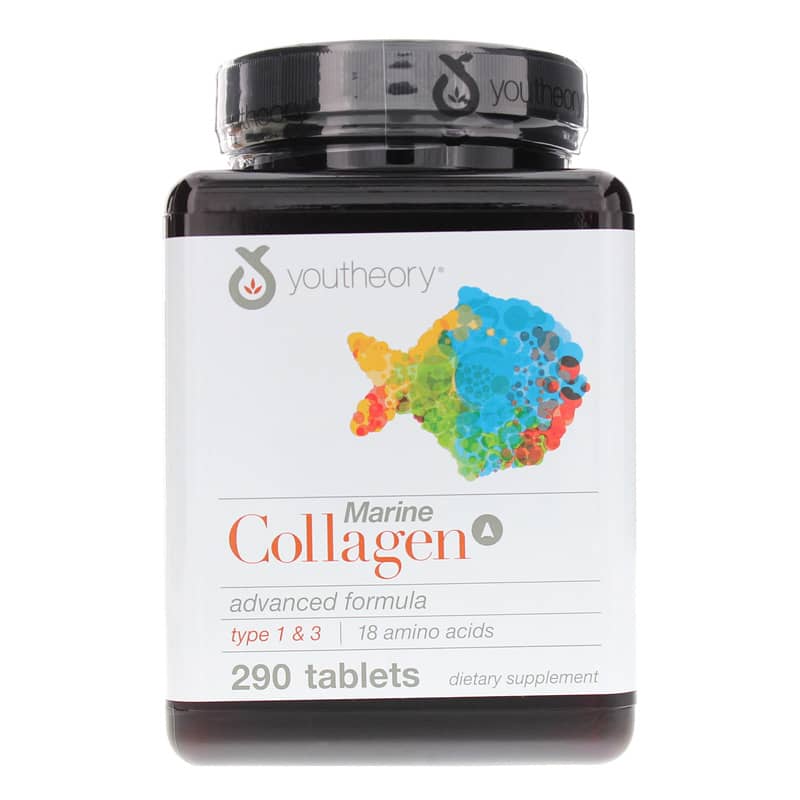 Youtheory Marine Collagen Advanced Formula 290 Tablets