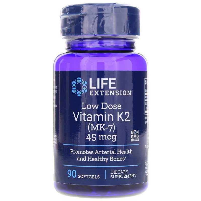 Life Extension Vitamin K2 (Mk-7) Low Dose 45 Mcg 90 Softgels