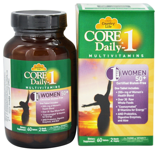 Country Life - Core Daily 1 For Women 50 - 60 Tablets