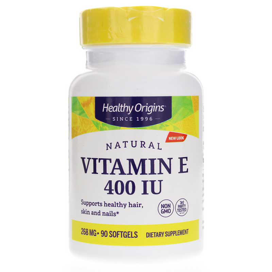 Healthy Origins Vitamin E-400 IU Mixed Tocopherols 90 Softgels