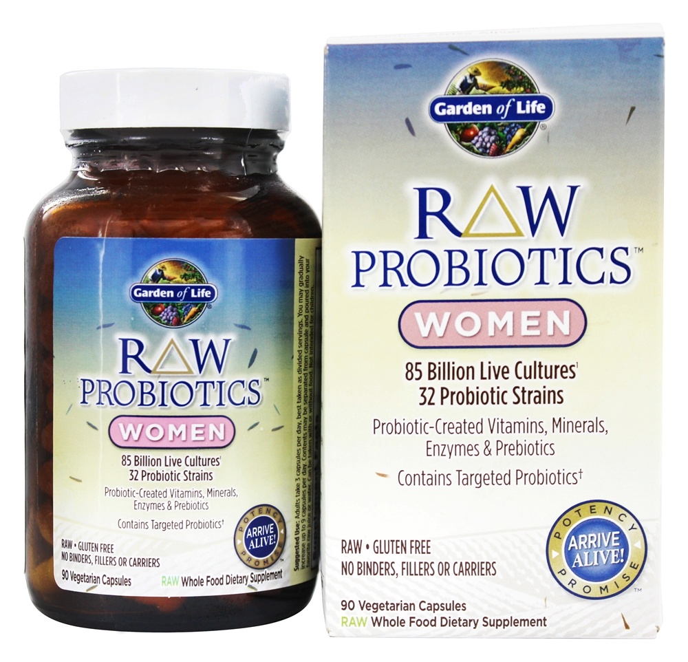 Garden of Life - RAW Probiotics Women 85 Billion CFU - 90 Vegetarian Capsules