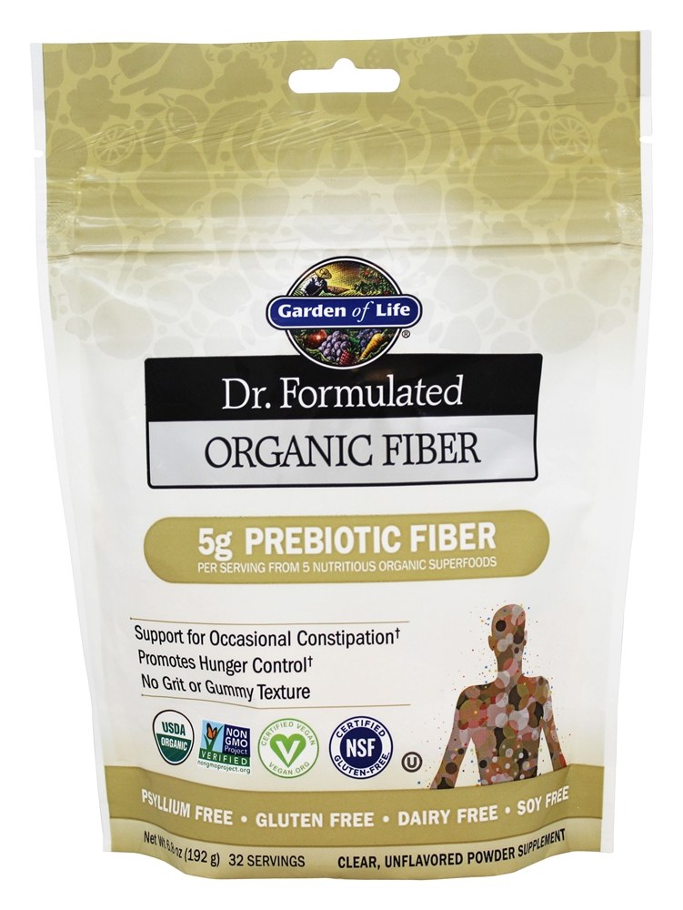 Garden of Life - Dr. Formulated Organic Fiber Unflavored - 6.8 oz.