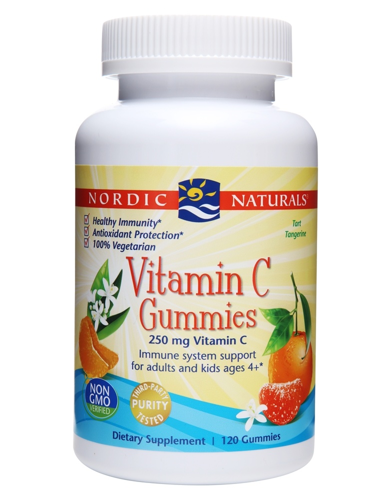 Nordic Naturals - Vitamin C Gummies Immune System Support 250 mg. - 120 Gummies