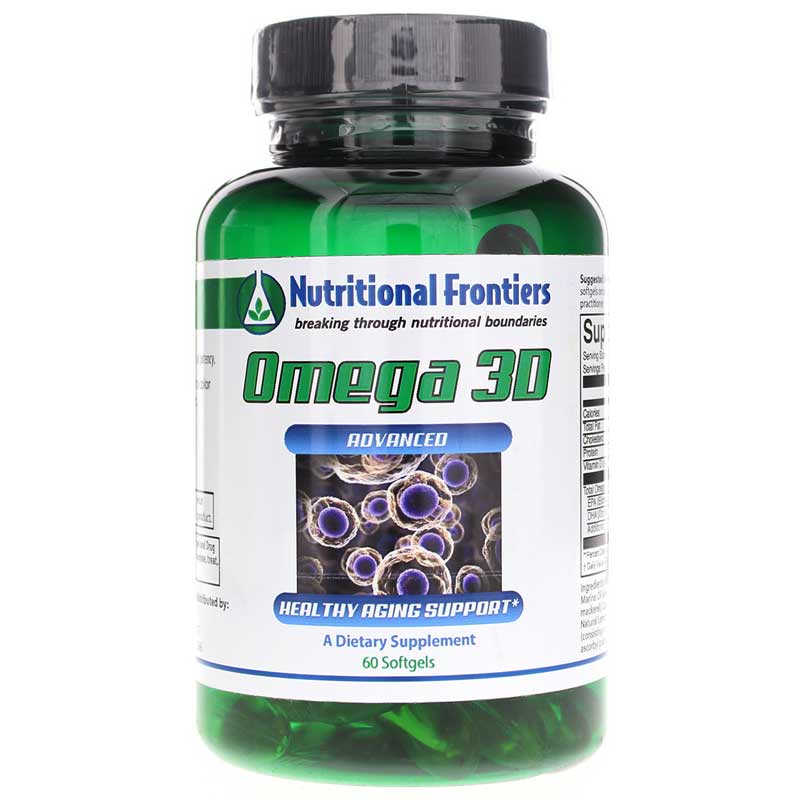 Nutritional Frontiers Omega 3D, 60 Softgels