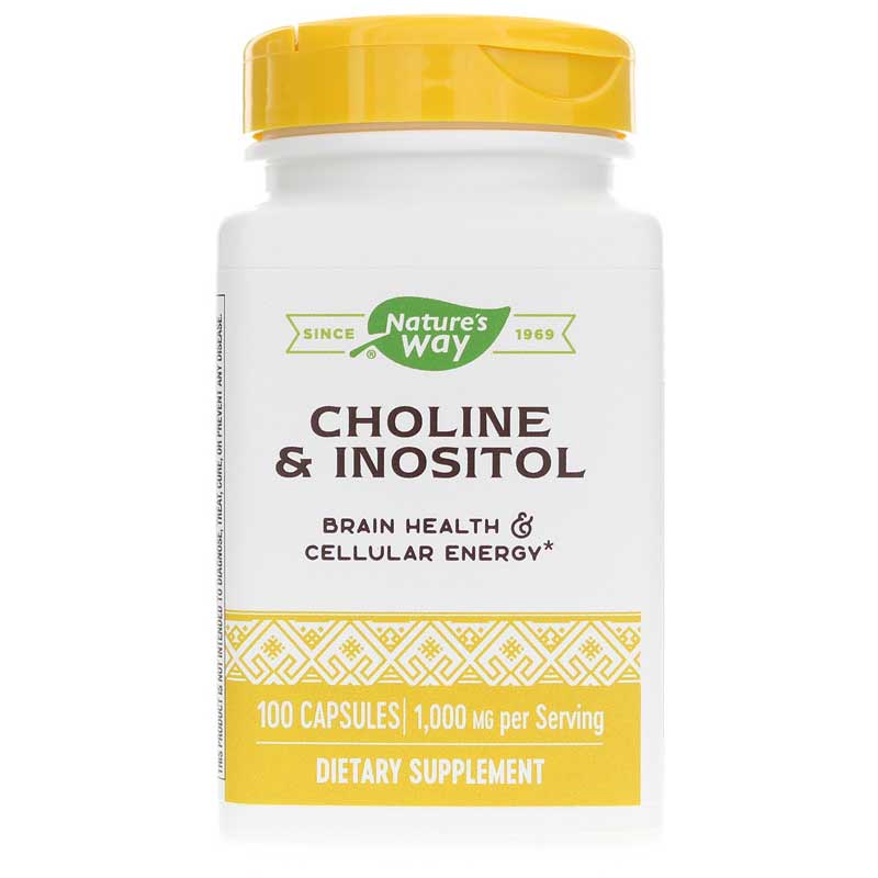 Natures Way Choline & Inositol 100 Capsules