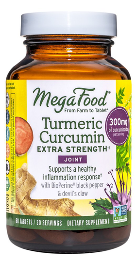 MegaFood - Turmeric Curcumin Extra Strength for Joint - 60 Tablets