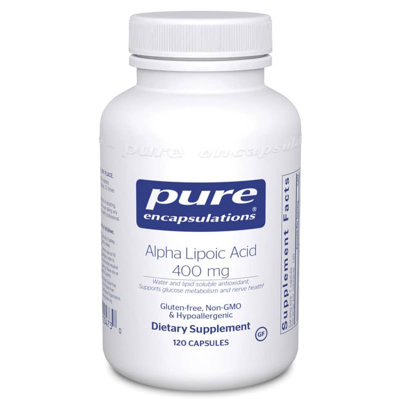 Pure Encapsulations Alpha Lipoic Acid 400 Mg 120 Capsules