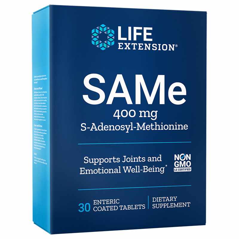 Life Extension SAMe 400 Mg 30 Enteric Coated Tablets