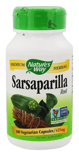 Nature's Way - Sarsaparilla Root 425 mg. - 100 Vegetarian Capsules