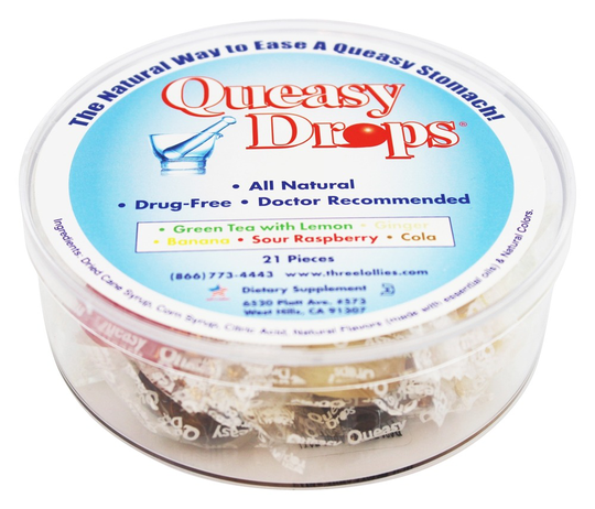 Three Lollies - Queasy Drops Assorted Flavors - 21 Piece(s)