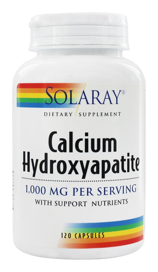 Solaray - Calcium Hydroxyapatite 1000 mg. - 120 Capsules