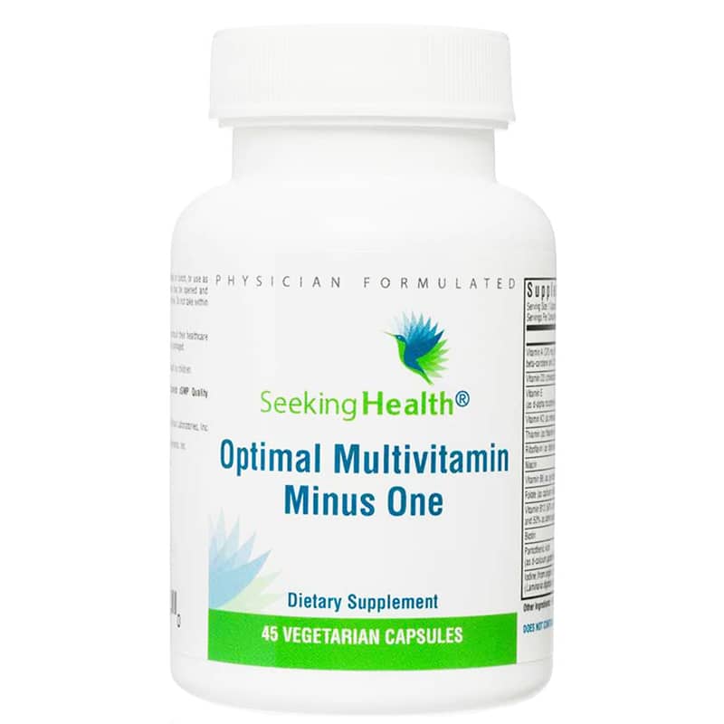 Seeking Health Optimal Multivitamin Minus One 45 Veg Capsules